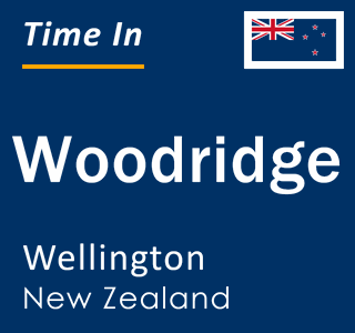 Current local time in Woodridge, Wellington, New Zealand