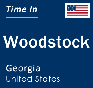Current local time in Woodstock, Georgia, United States