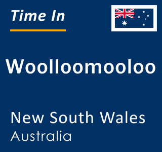 Current local time in Woolloomooloo, New South Wales, Australia