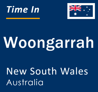 Current local time in Woongarrah, New South Wales, Australia