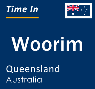 Current local time in Woorim, Queensland, Australia