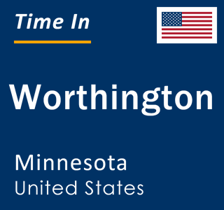 Current local time in Worthington, Minnesota, United States