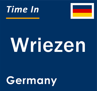 Current local time in Wriezen, Germany