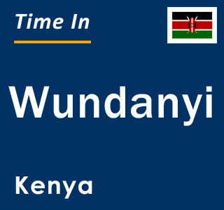Current local time in Wundanyi, Kenya