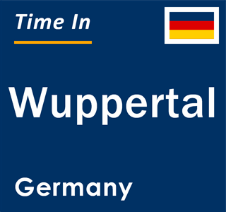 Current time in Wuppertal, Germany
