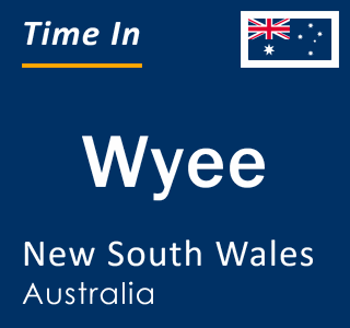 Current local time in Wyee, New South Wales, Australia