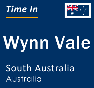 Current local time in Wynn Vale, South Australia, Australia