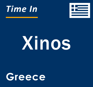 Current local time in Xinos, Greece