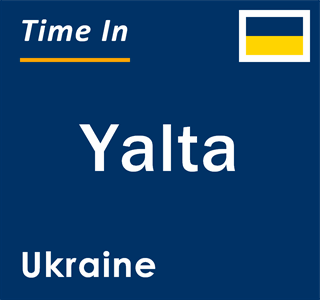 Current local time in Yalta, Ukraine