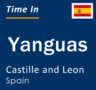 Current local time in Yanguas, Castille and Leon, Spain