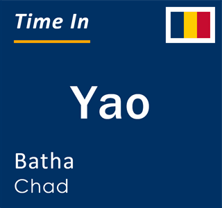 Current local time in Yao, Batha, Chad