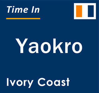 Current local time in Yaokro, Ivory Coast