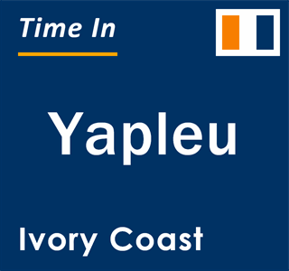 Current local time in Yapleu, Ivory Coast