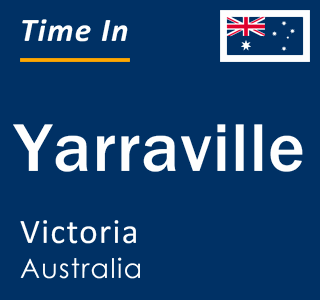 Current local time in Yarraville, Victoria, Australia
