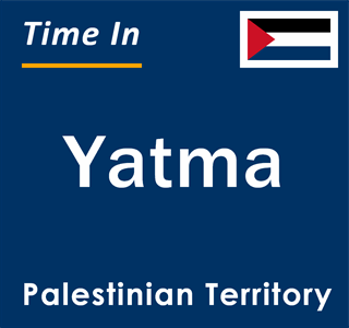 Current local time in Yatma, Palestinian Territory