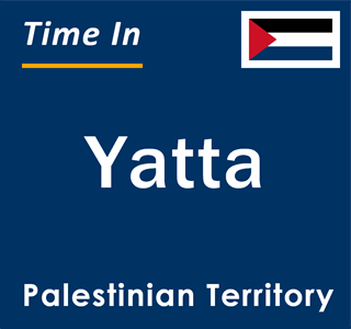 Current time in Yatta, Palestinian Territory
