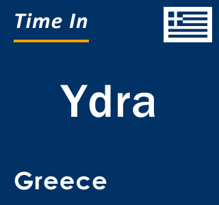 Current local time in Ydra, Greece