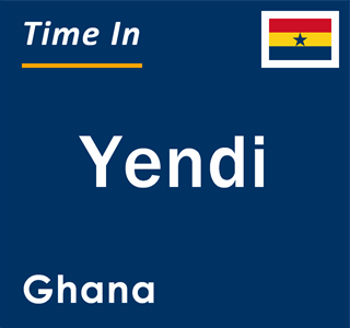Current local time in Yendi, Ghana