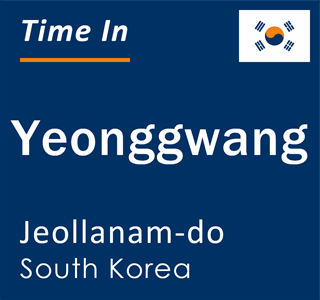 Current local time in Yeonggwang, Jeollanam-do, South Korea
