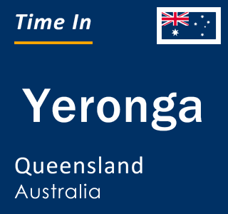 Current local time in Yeronga, Queensland, Australia