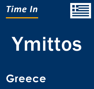 Current local time in Ymittos, Greece