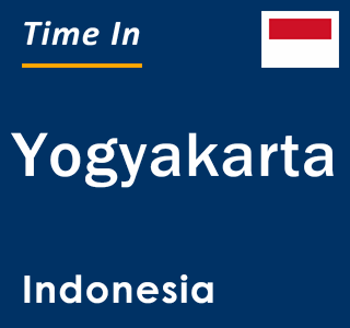 Current time in Yogyakarta, Indonesia