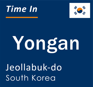 Current local time in Yongan, Jeollabuk-do, South Korea