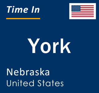 Current local time in York, Nebraska, United States