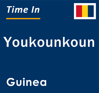 Current local time in Youkounkoun, Guinea