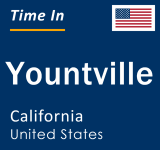 Current local time in Yountville, California, United States