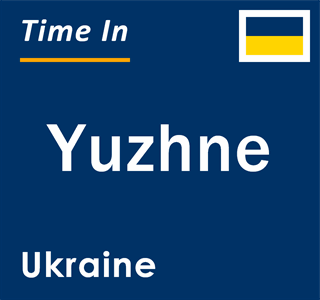 Current local time in Yuzhne, Ukraine