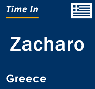 Current local time in Zacharo, Greece