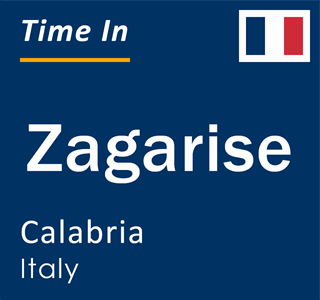 Current local time in Zagarise, Calabria, Italy