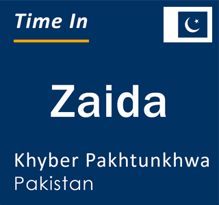 Current local time in Zaida, Khyber Pakhtunkhwa, Pakistan
