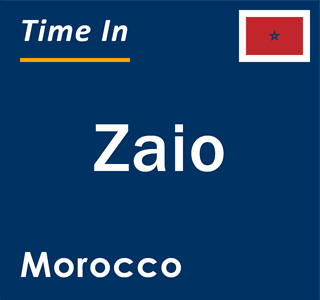 Current local time in Zaio, Morocco