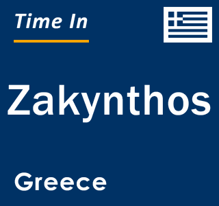 Current local time in Zakynthos, Greece