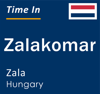 Current local time in Zalakomar, Zala, Hungary