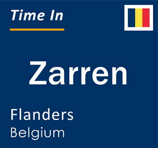 Current local time in Zarren, Flanders, Belgium