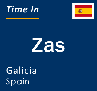 Current local time in Zas, Galicia, Spain