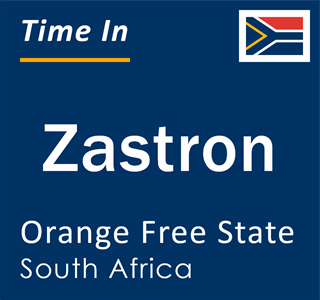 Current local time in Zastron, Orange Free State, South Africa