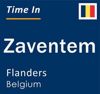 Current local time in Zaventem, Flanders, Belgium