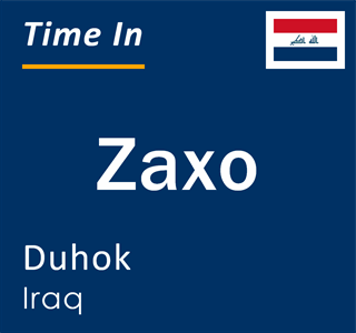 Current local time in Zaxo, Duhok, Iraq