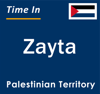 Current local time in Zayta, Palestinian Territory