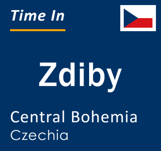 Current local time in Zdiby, Central Bohemia, Czechia