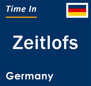 Current local time in Zeitlofs, Germany