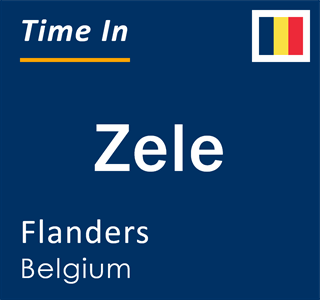 Current local time in Zele, Flanders, Belgium