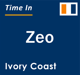 Current local time in Zeo, Ivory Coast