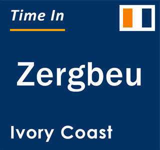 Current local time in Zergbeu, Ivory Coast