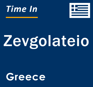 Current local time in Zevgolateio, Greece