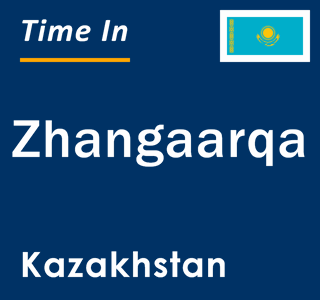 Current local time in Zhangaarqa, Kazakhstan